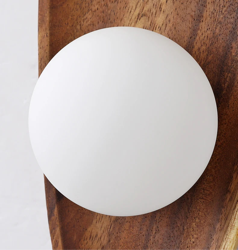 Wooden Wall Sconce Lamp