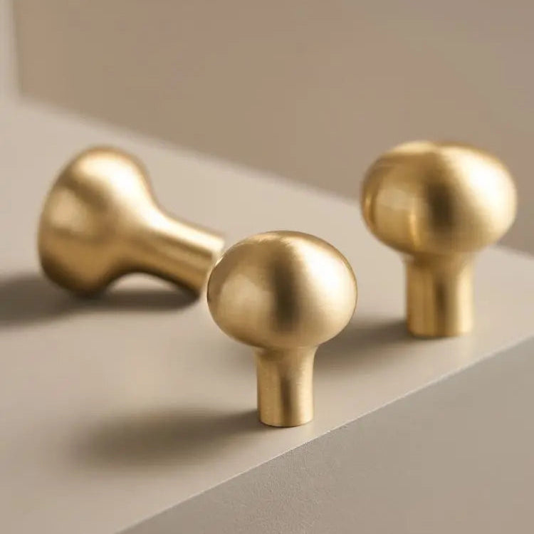 Dome Round Brass Knob Handle