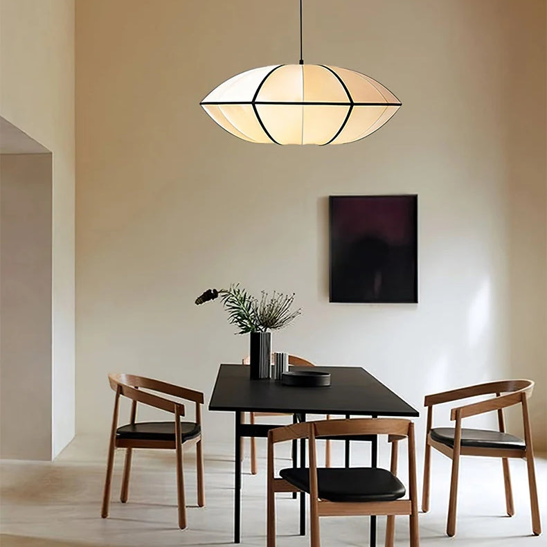 Disc Fabric Pendant Light - Classic