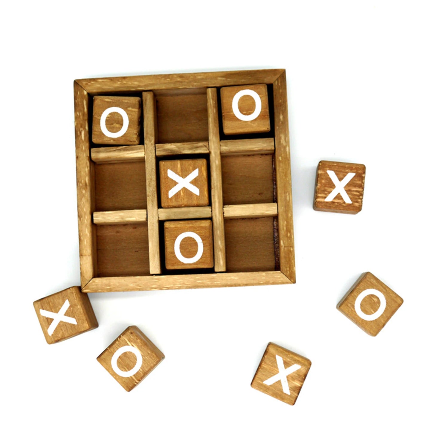Wooden Tic Tac Toe Game