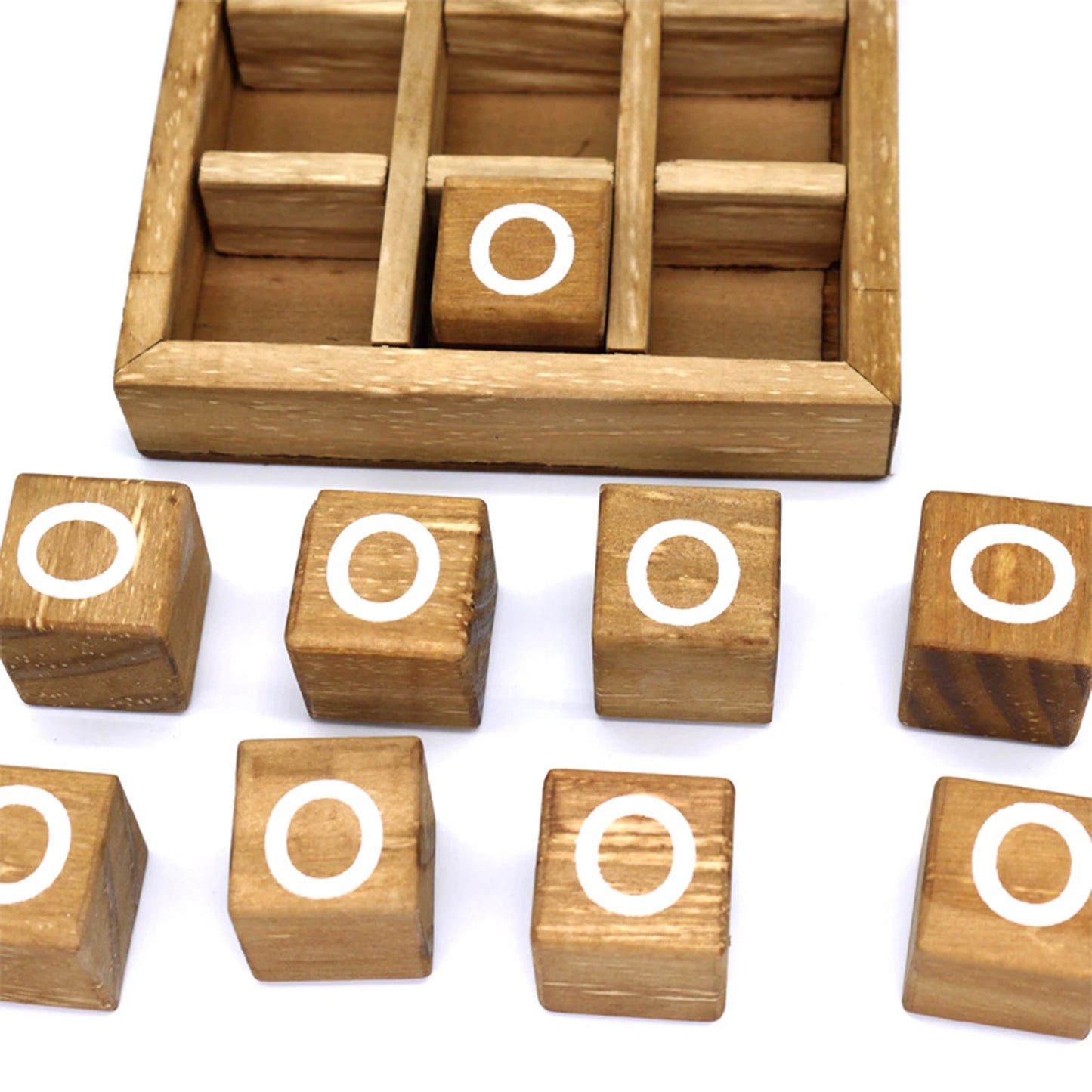 Wooden Tic Tac Toe Game