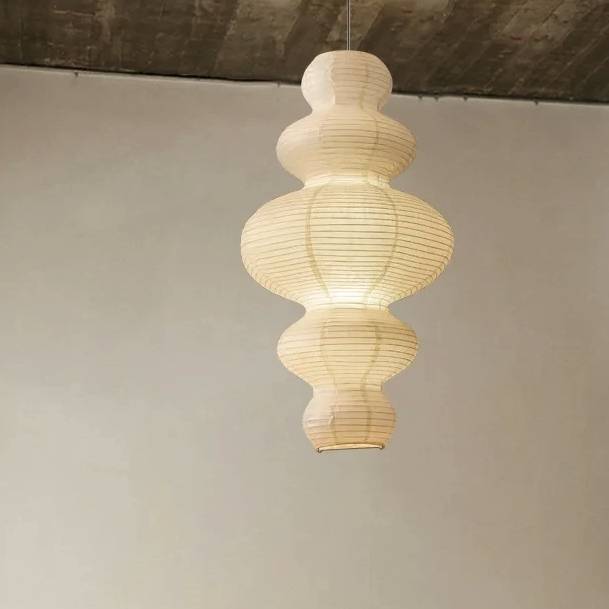 Irregular Rice Paper Hanging Light