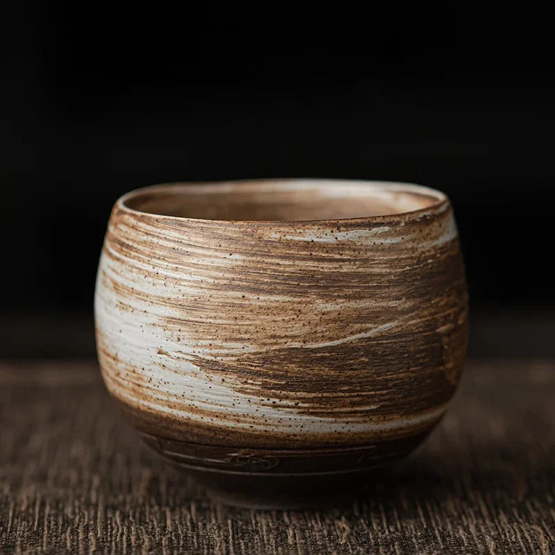 Japanese Style Jingdao Stoneware Tea Cup