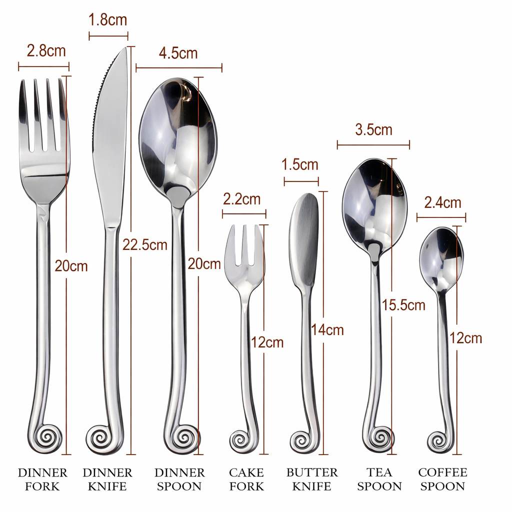 Nautilus Spiral Shell Cutlery