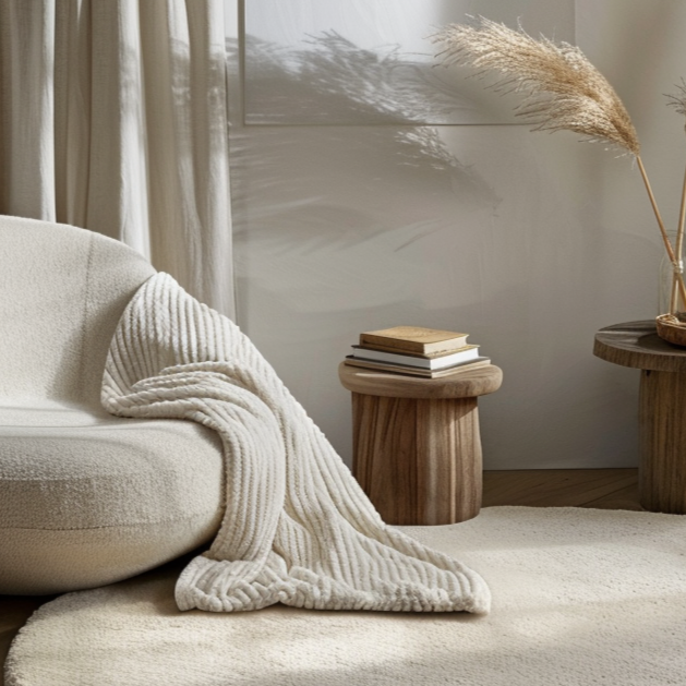 Striped Fleece Blanket