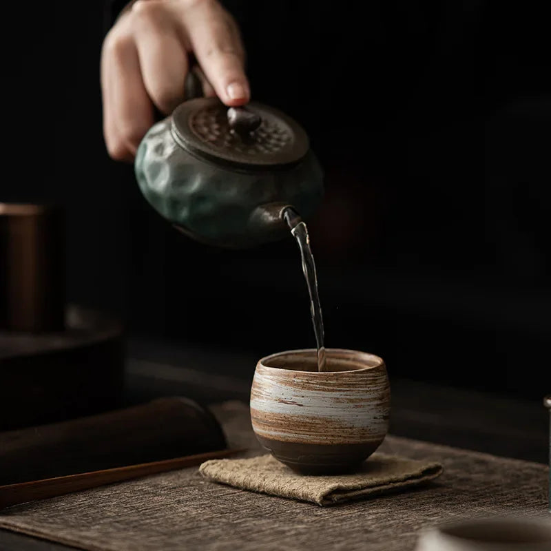 Japanese Style Jingdao Stoneware Tea Cup