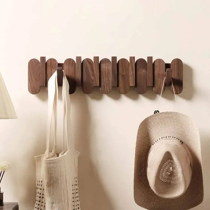 Wooden Wall Hook Rack