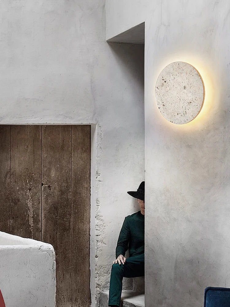 Travertine Stone Wall Lights