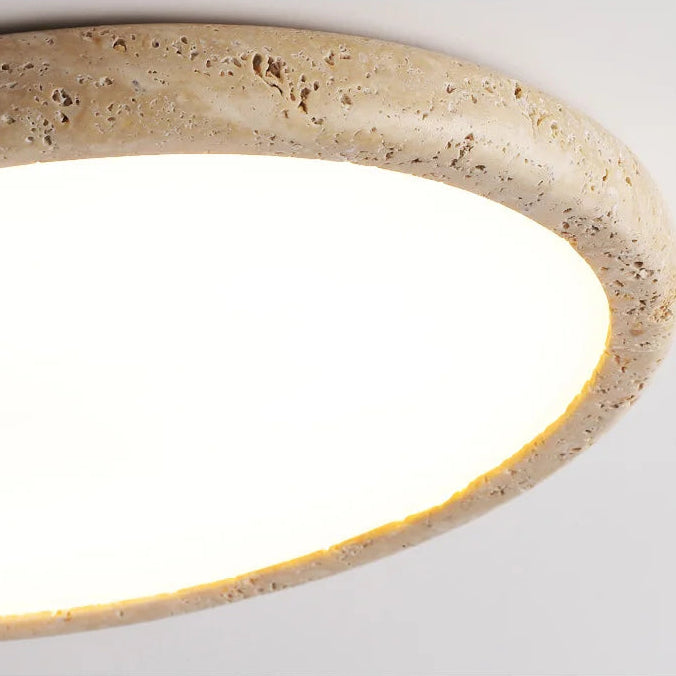 Travertine Halo Ceiling Lamp