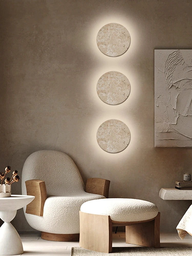 Travertine Stone Wall Lights
