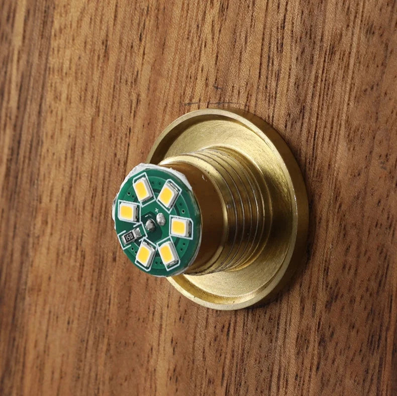 Wooden Wall Sconce Lamp - Round Oblong