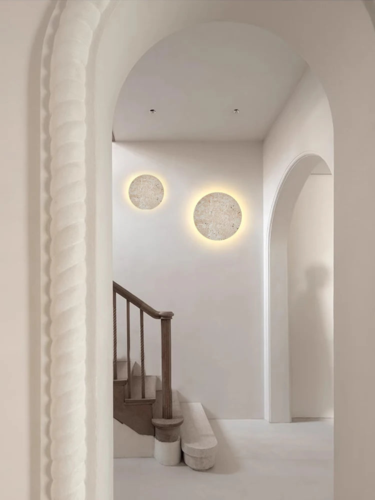 Travertine Stone Wall Lights