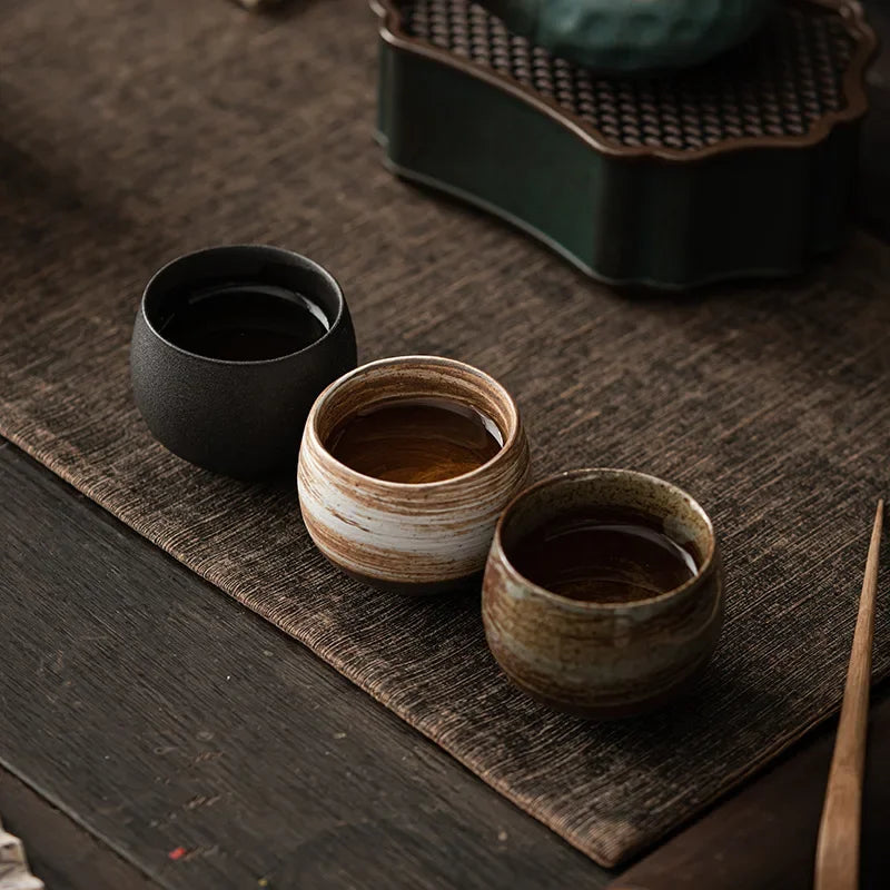 Japanese Style Jingdao Stoneware Tea Cup