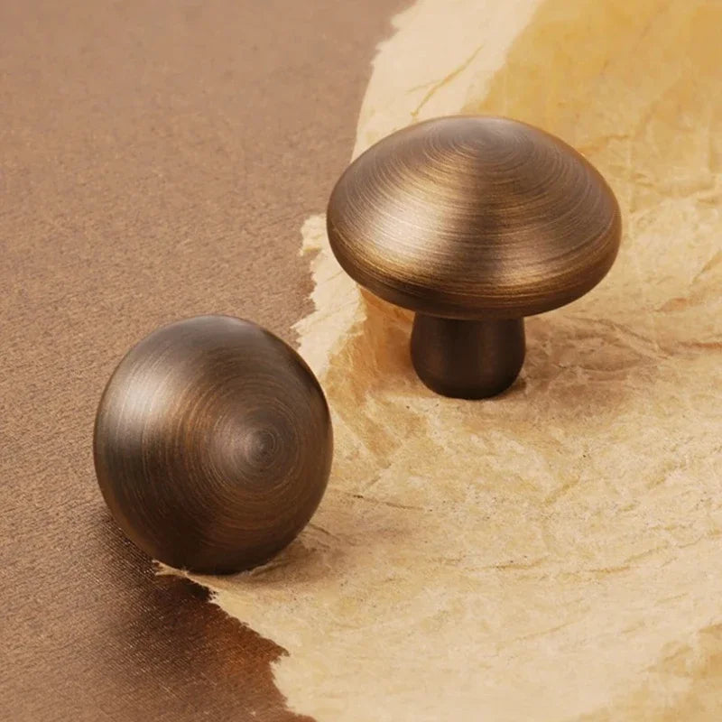 Brass Mushroom Knob