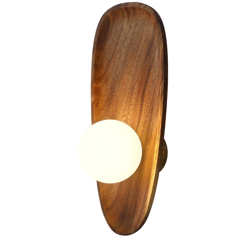 Wooden Wall Sconce Lamp