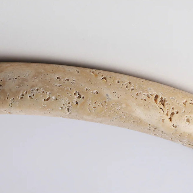 Travertine Halo Ceiling Lamp