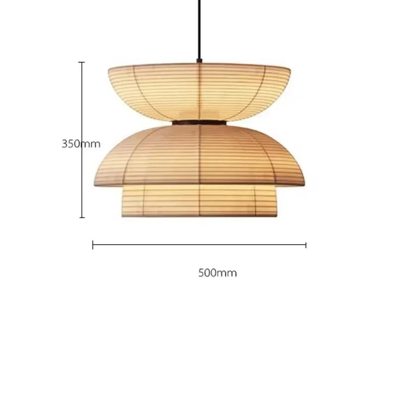 Zen Bloom 1 Fabric Pendant Lantern