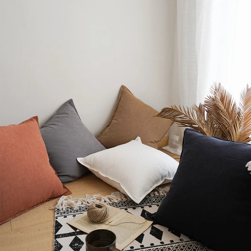 Cotton & Ramie Cushion Cover