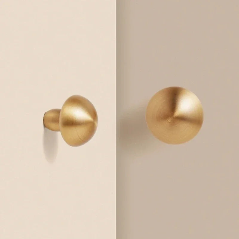Brass Mushroom Knob