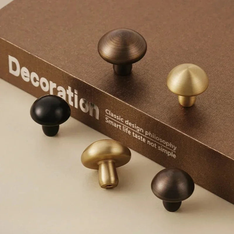 Brass Mushroom Knob