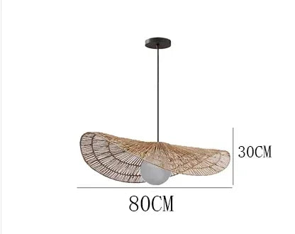 Lotus Single Rattan Pendant Lamp