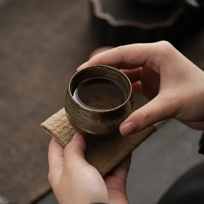 Japanese Style Jingdao Stoneware Tea Cup