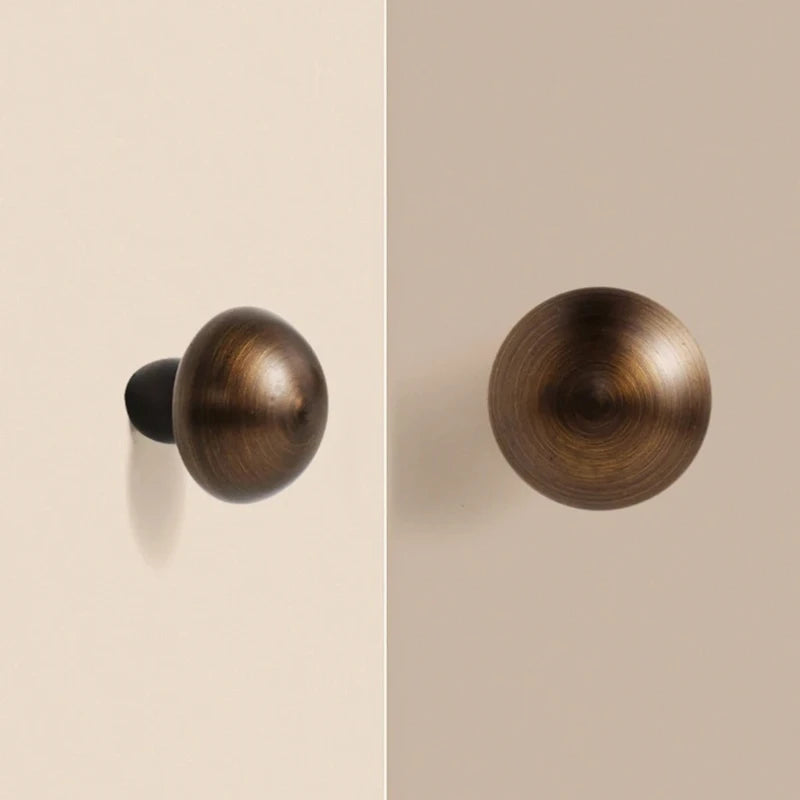 Brass Mushroom Knob