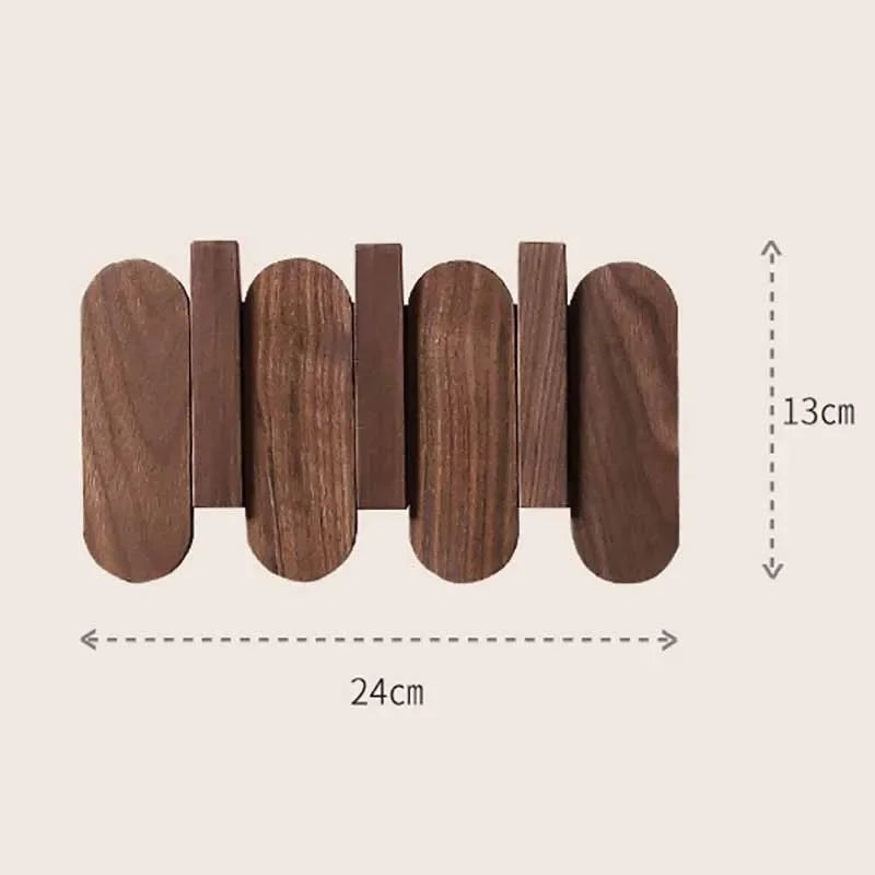 Wooden Wall Hook Rack