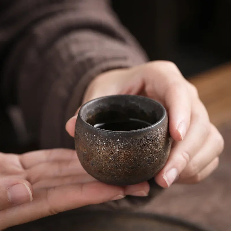 Textured Clay Tea Cup