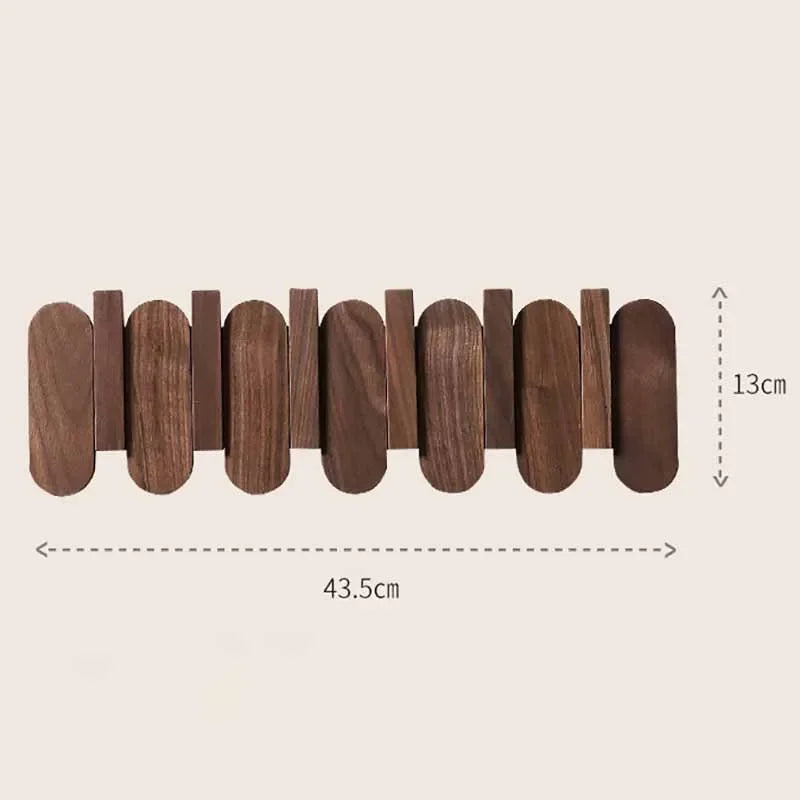 Wooden Wall Hook Rack