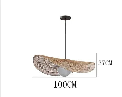 Lotus Single Rattan Pendant Lamp