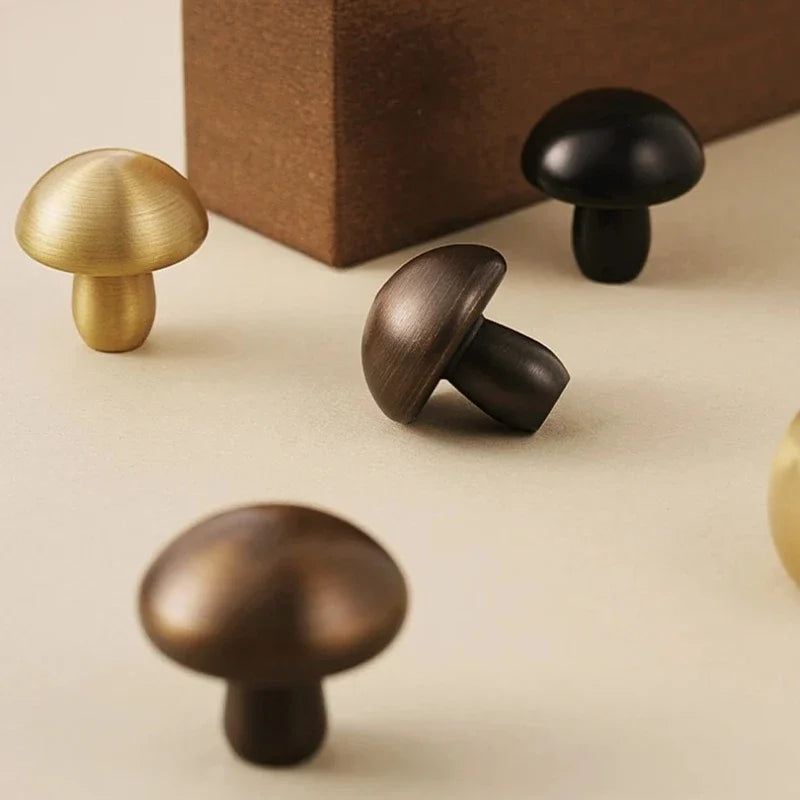 Brass Mushroom Knob