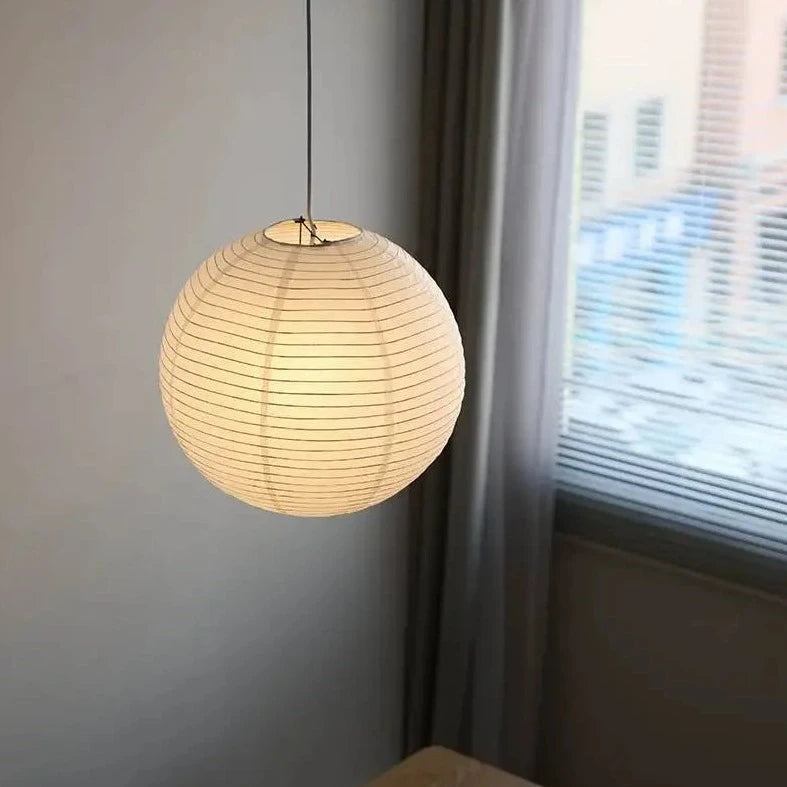 40cm Round Japanese Paper Hanging Lamp