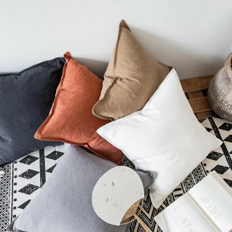 Cotton & Ramie Cushion Cover