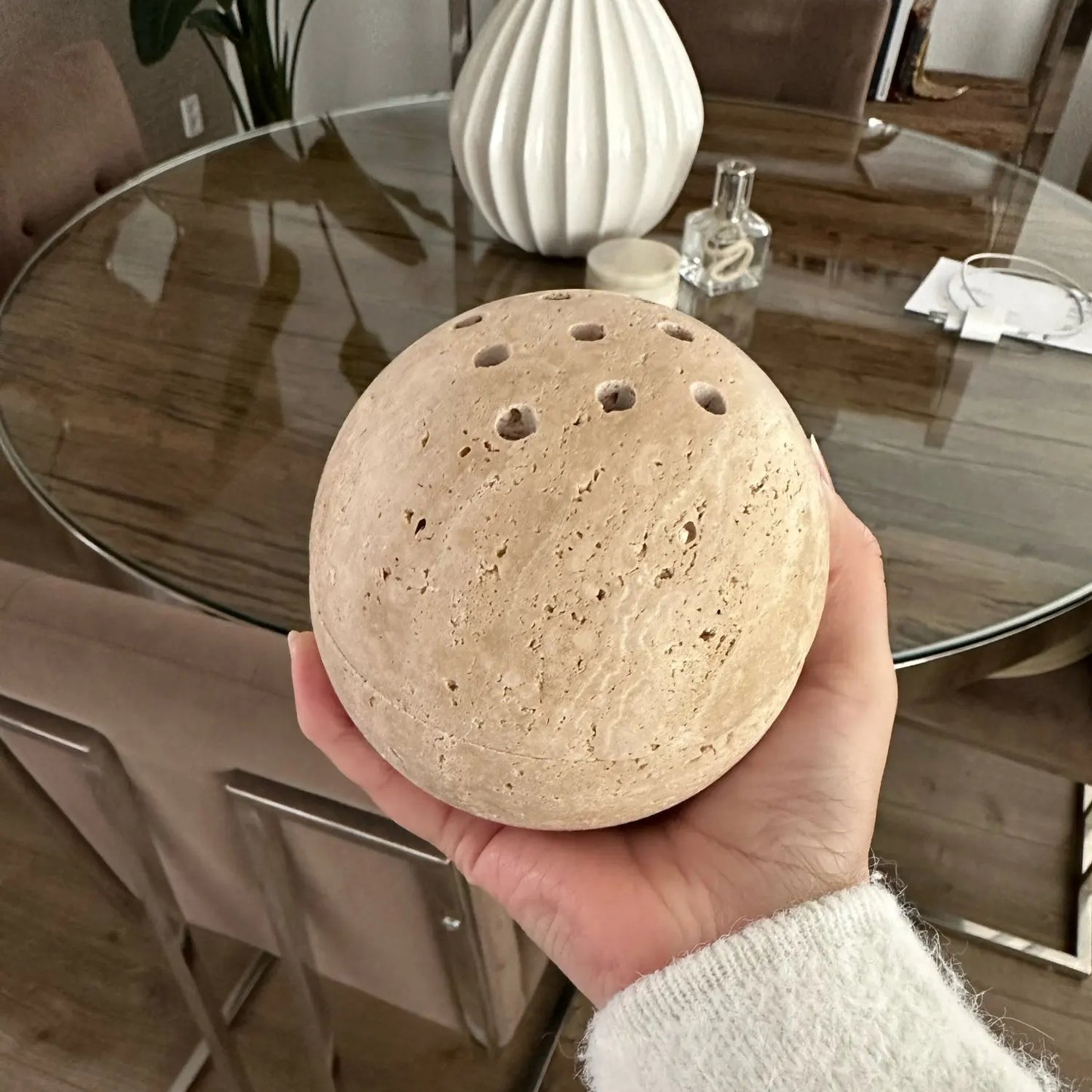 Orb Stone Incense Burner