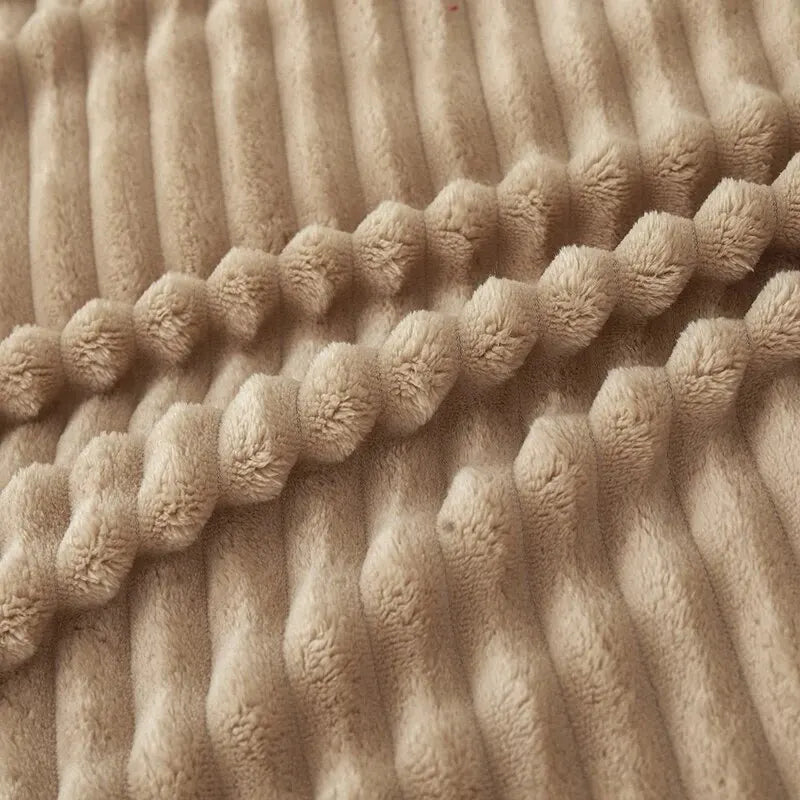 Striped Fleece Blanket