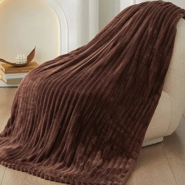 Striped Fleece Blanket