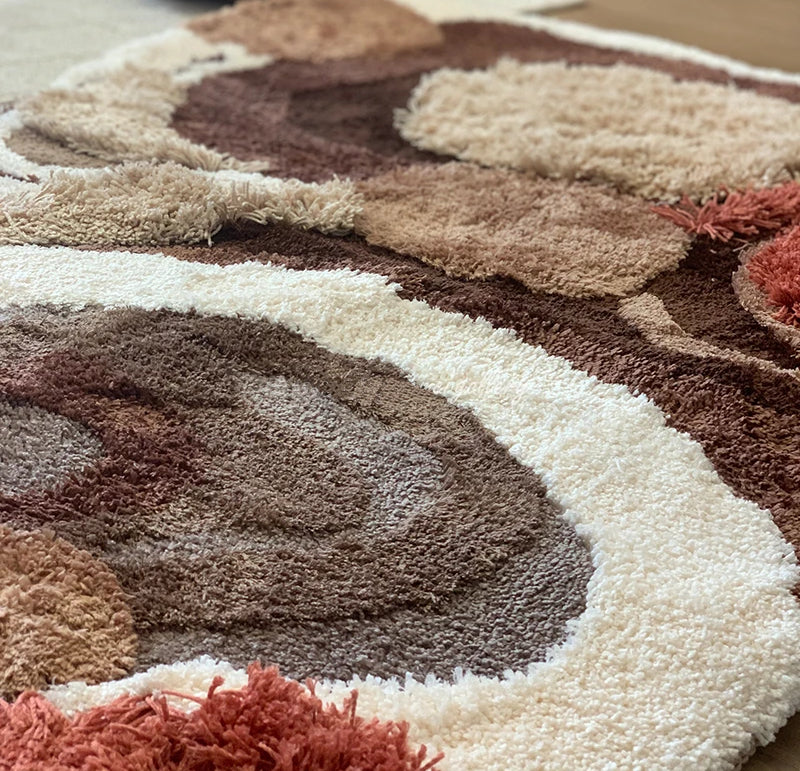 Tufted Terracotta Rug