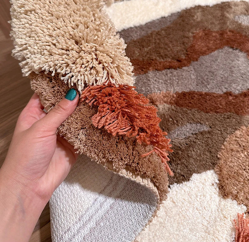 Tufted Terracotta Rug