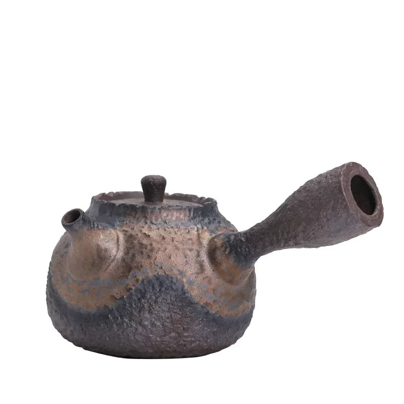 Textured Clay Kyusu Teapot - 220ml