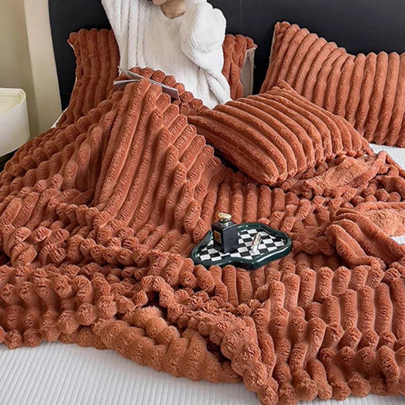 Striped Fleece Blanket