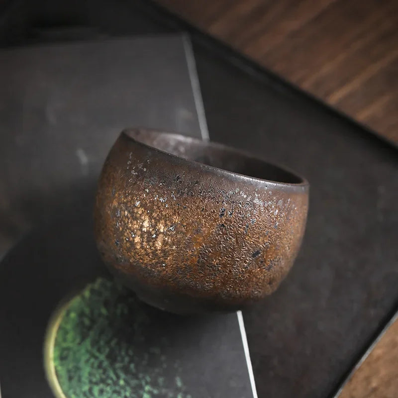 Textured Clay Tea Cup