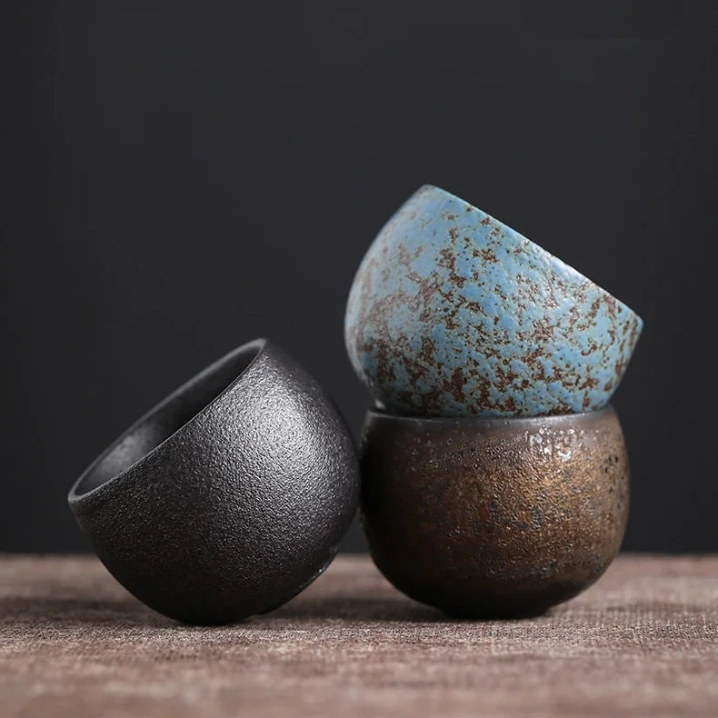 Textured Clay Tea Cup
