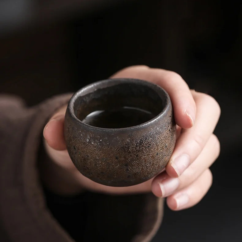 Textured Clay Tea Cup