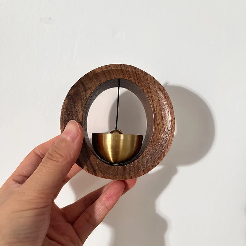 Wood & Brass Door Chime