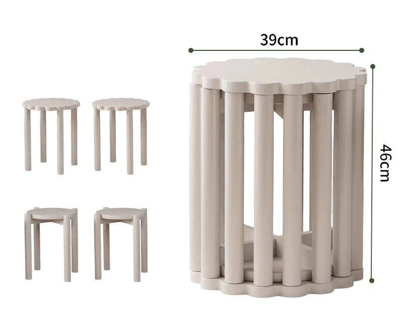 Wooden Stacking Stool
