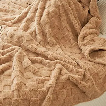 Checkered Fleece Blanket