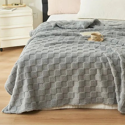 Checkered Fleece Blanket