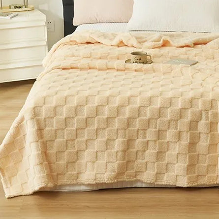 Checkered Fleece Blanket