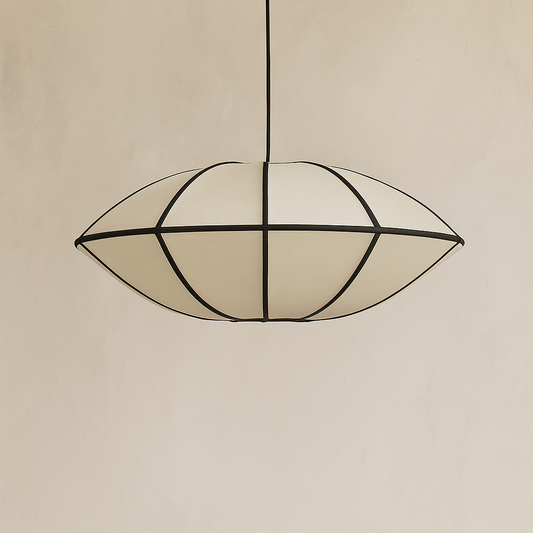 Disc Fabric Pendant Light - Classic